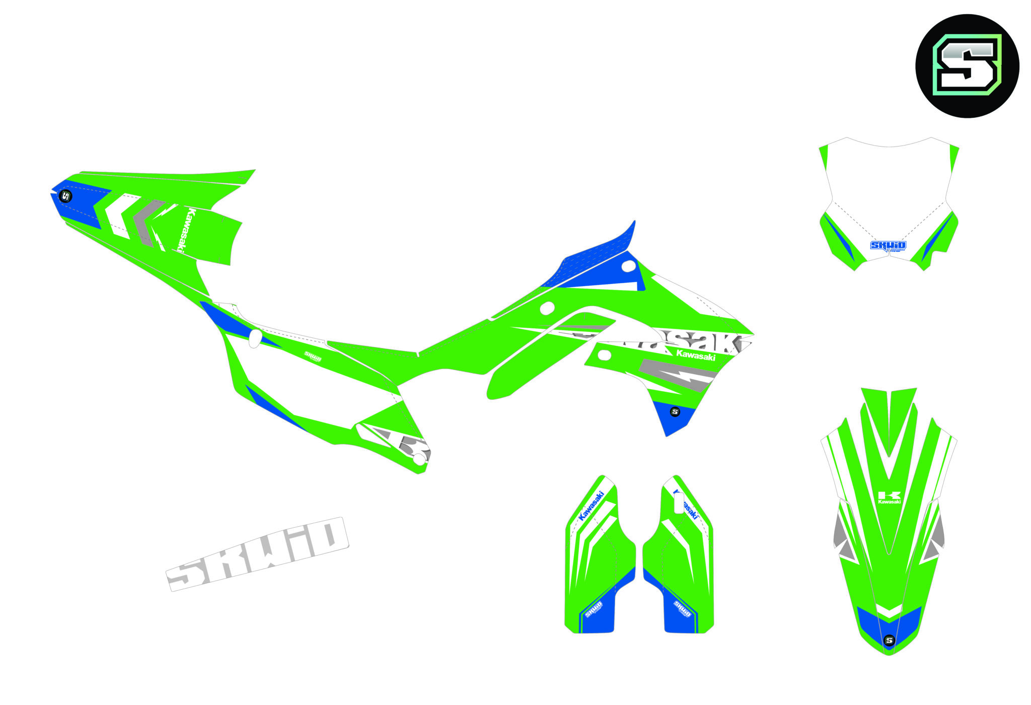 kawasaki KXF250 - fusion - a plat