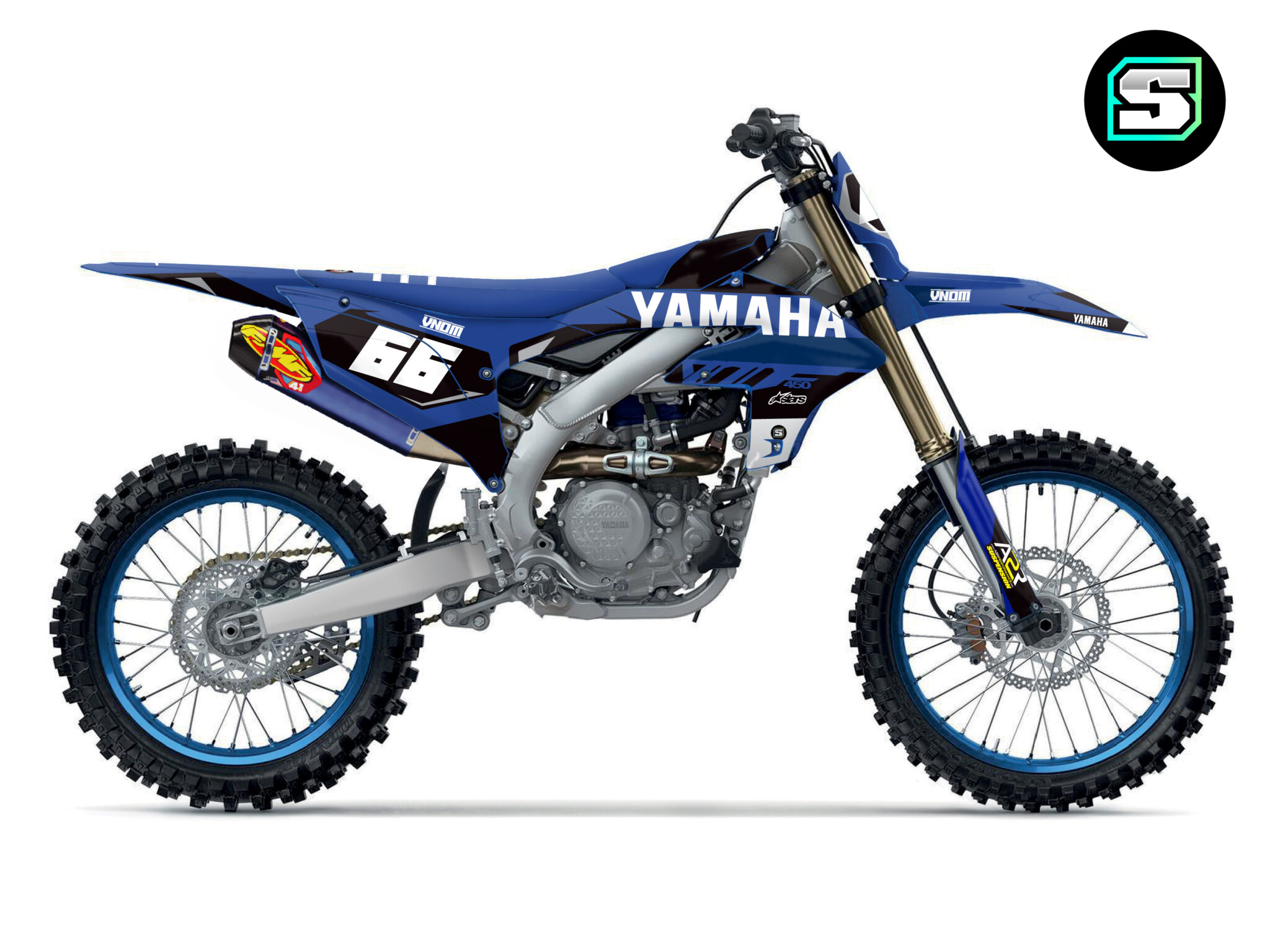 la bete rouge _ yamaha - photomontage